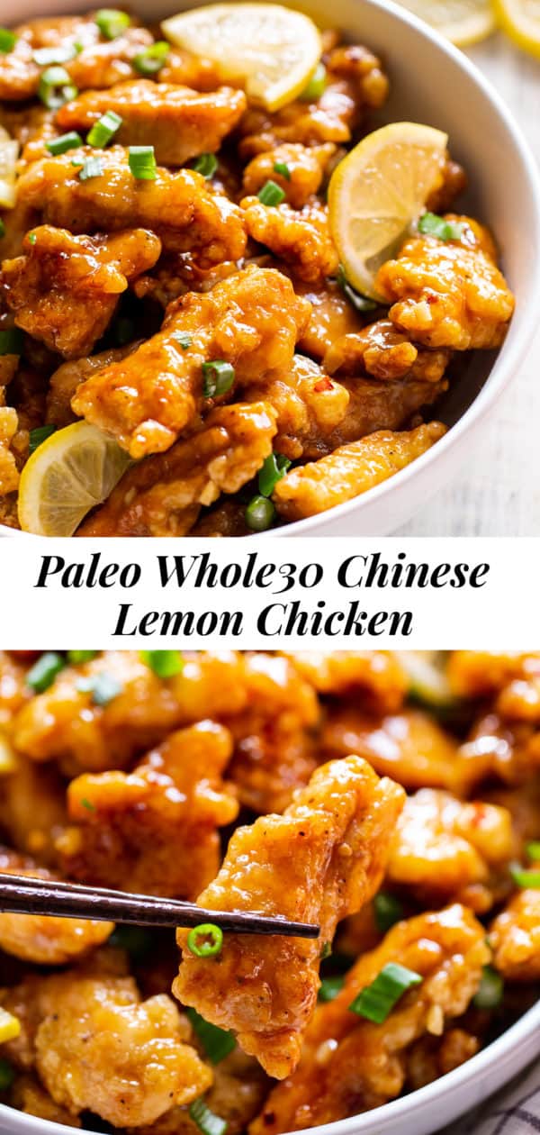 Chinese Lemon Chicken {Paleo, Whole30 Option}