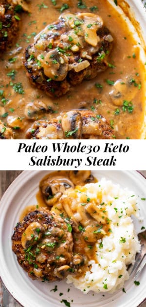 Paleo Salisbury Steak {Whole30, Keto} - The Paleo Running Momma