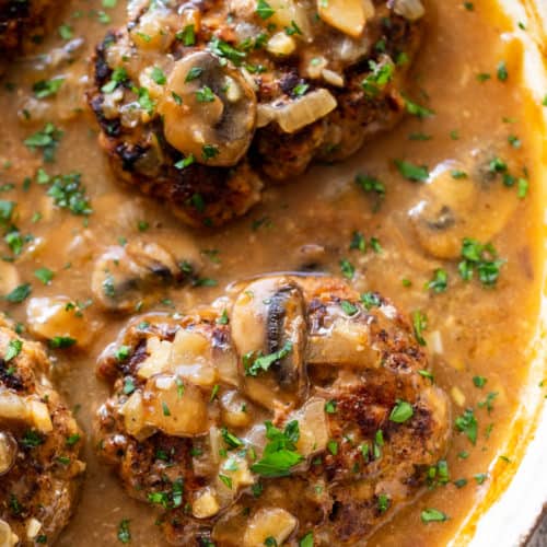 Paleo Salisbury Steak {Whole30, Keto} - The Paleo Running Momma