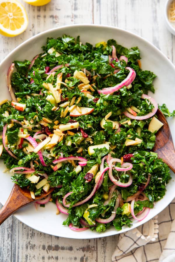 Best Ever Paleo Kale Salad {Vegan} - The Paleo Running Momma