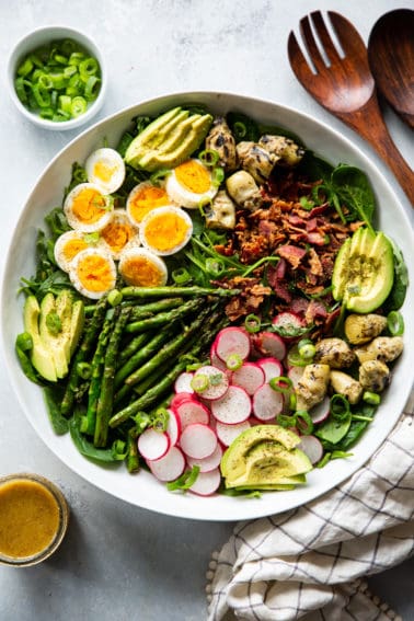 Spring Cobb Salad {Paleo} - The Paleo Running Momma