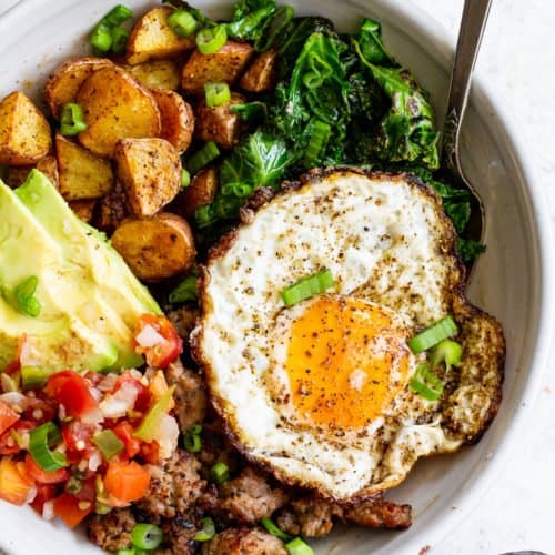 Hearty Breakfast Bowl with Egg Beaters - Eat Move Make