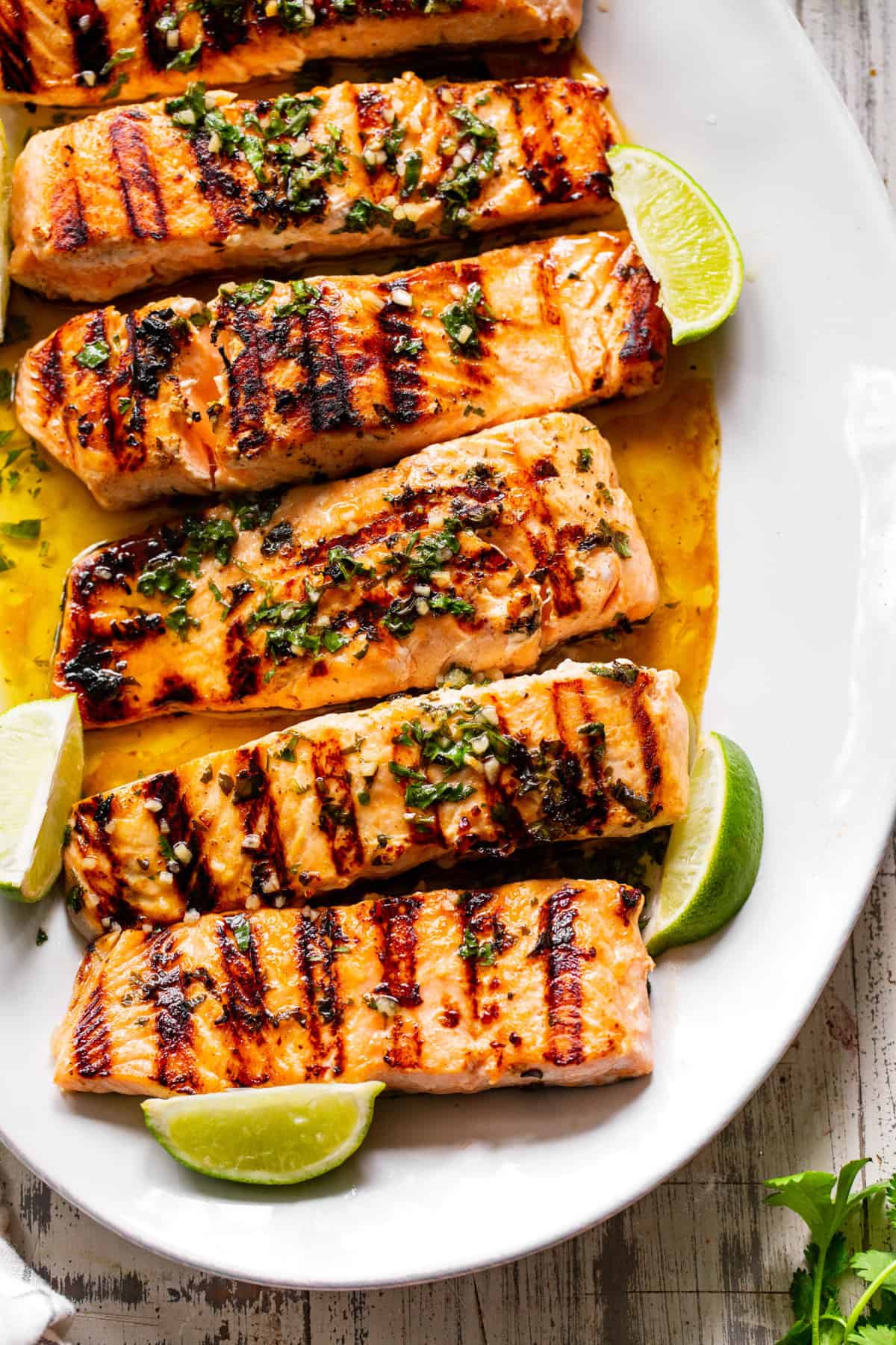 Cilantro Lime Grilled Salmon {Paleo, Keto} - The Paleo Running Momma