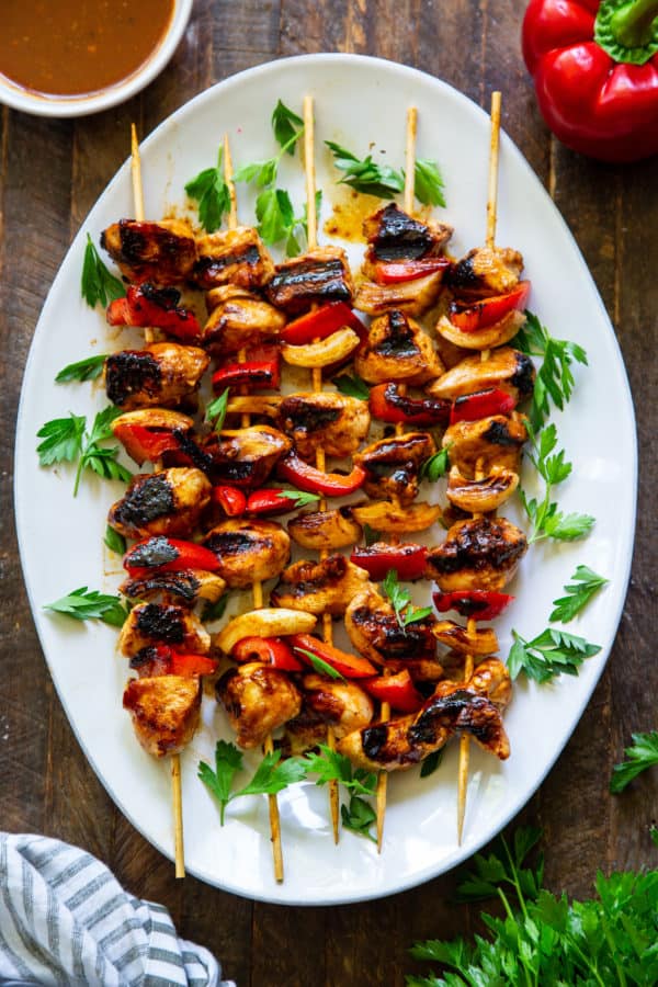 Honey BBQ Chicken Skewers {Paleo} - The Paleo Running Momma