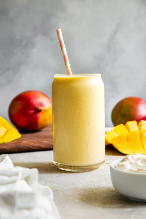 Creamy Mango Smoothie {Paleo, Vegan} - The Paleo Running Momma