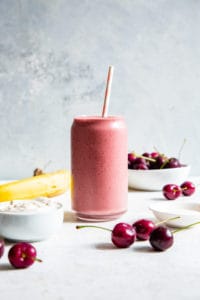 Creamy Cherry Smoothie {Paleo, Vegan} - The Paleo Running Momma