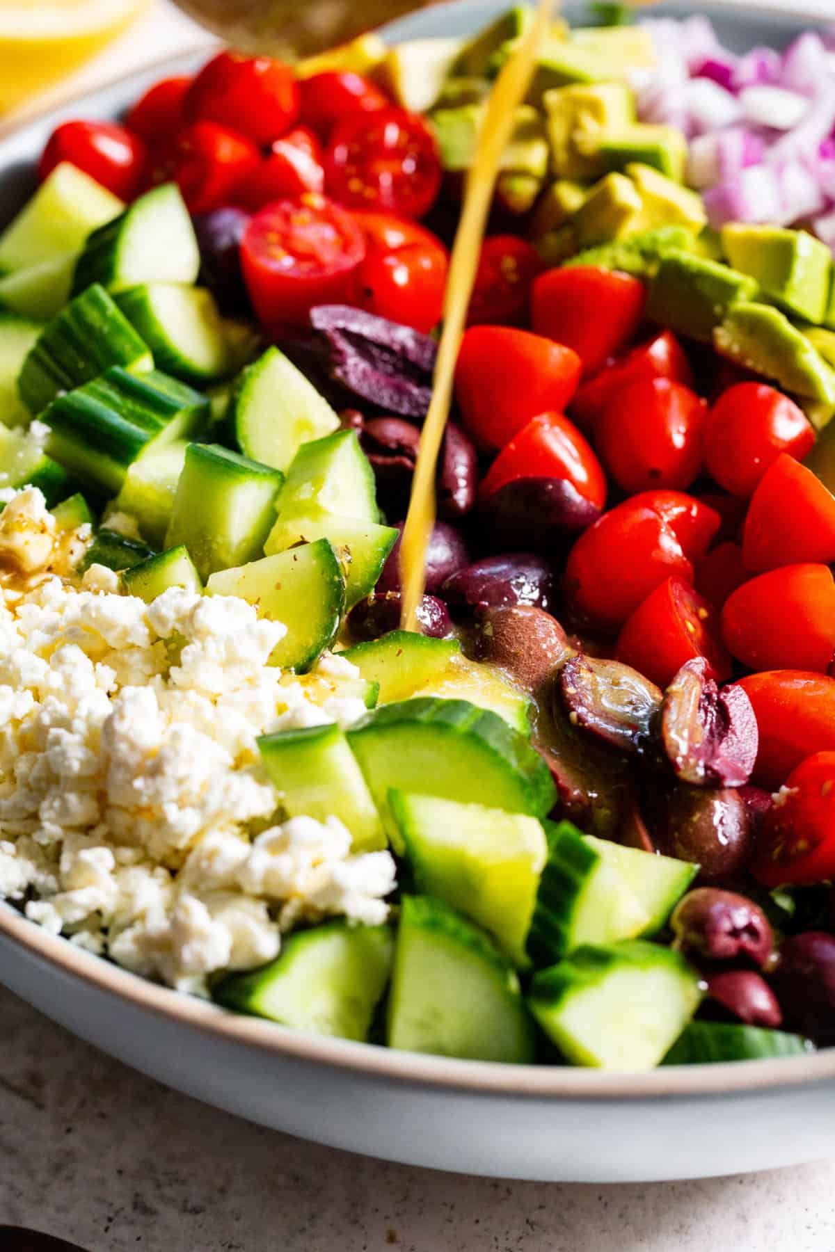 Mediterranean Chopped Salad {Paleo, Vegan}