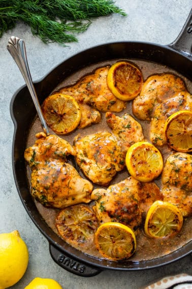 Lemon Dill Chicken {Paleo, Whole30, Keto}