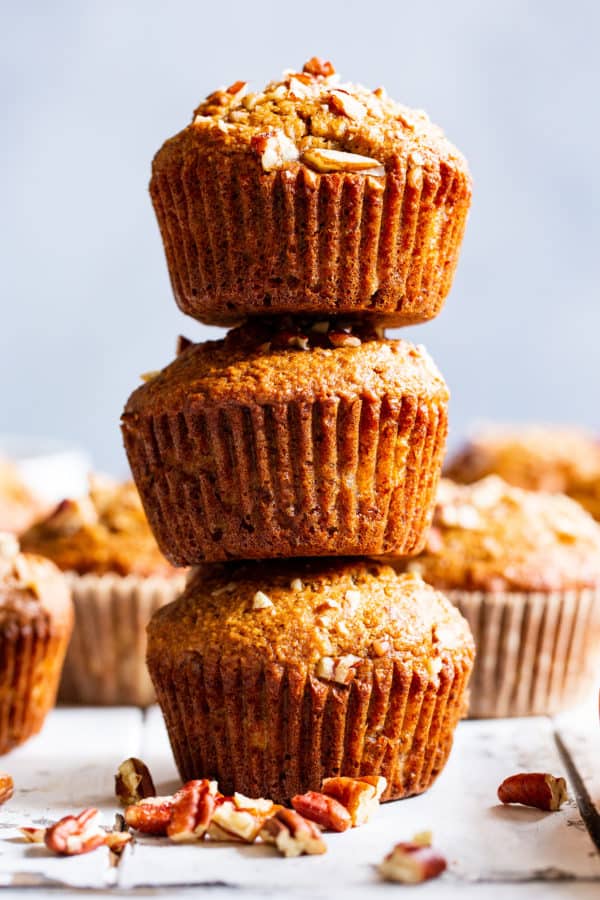 Butter Pecan Banana Muffins {Paleo} - The Paleo Running Momma