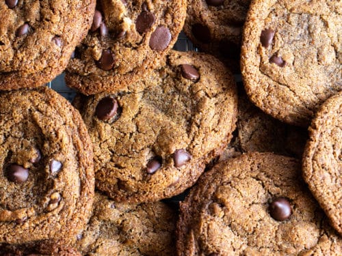 Espresso Chocolate Chip Cookies - My Life After Dairy