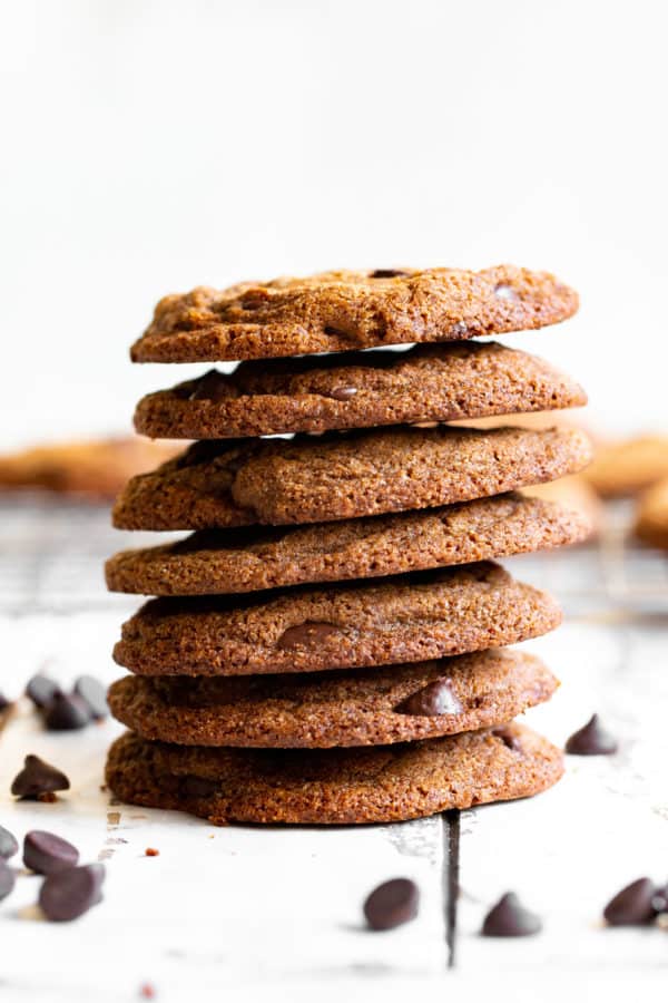 Espresso Chocolate Chip Cookies {Paleo}